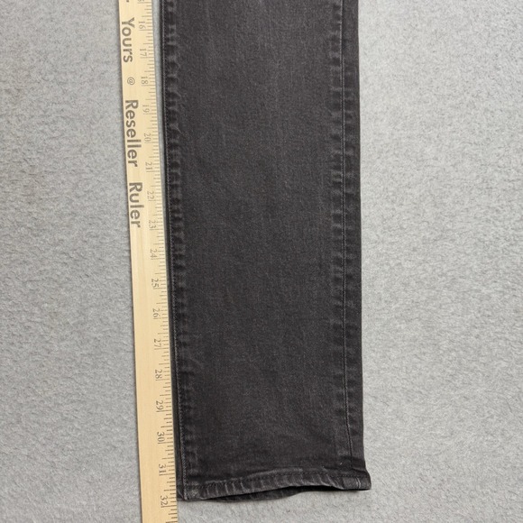 Levis 511 Jeans Mens 30x32 Premium Denim Black Slim Straight Ranch Rodeo Cowboy - Picture 10 of 11